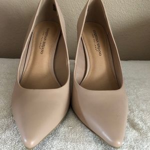 Chistian Soriano Nude 9 W stiletto heels.